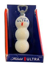 Michelob Ultra Beer Golf Ball 3D Bottle Opener NEW