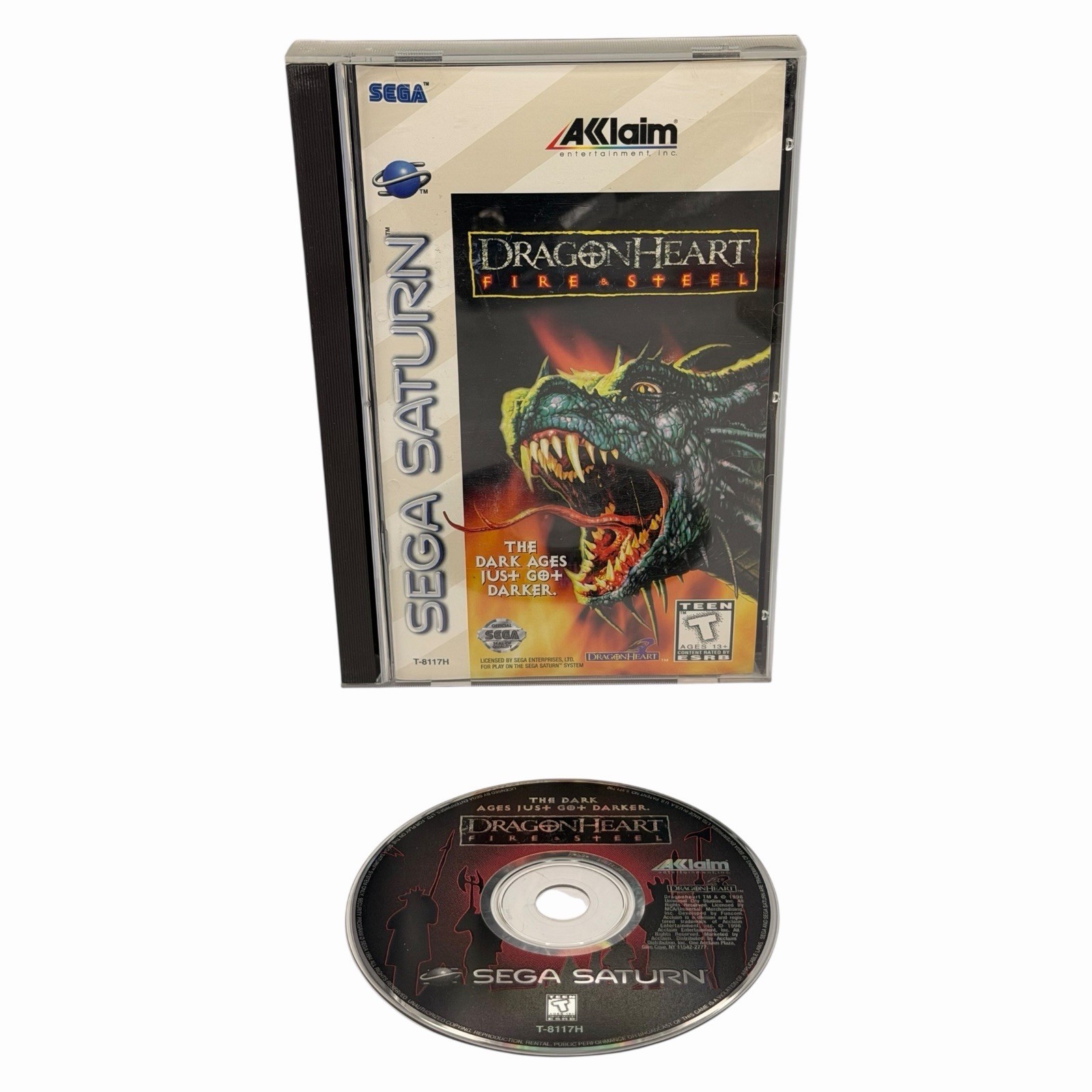 Dragonheart Fire & Steel (Sega Saturn, 1996) Complete w/Manual + Reg Card Tested