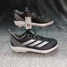 Adidas Adizero Instinct TP Women's Softball Cleats Black White Grey Size 8