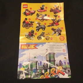 LEGO Vintage Shell promo set 2538 Fright Knights Fire Cart w BOX!