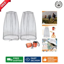 Extra Fine Mesh Mosquito Head Net – Comfort Fit for Any Outdoor Activity