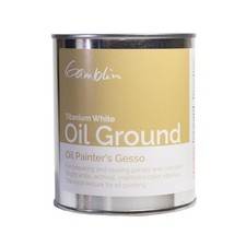 Oil Paint Ground Bright White Non Absorbent 16 Fl Oz Made in USA 1 Pack