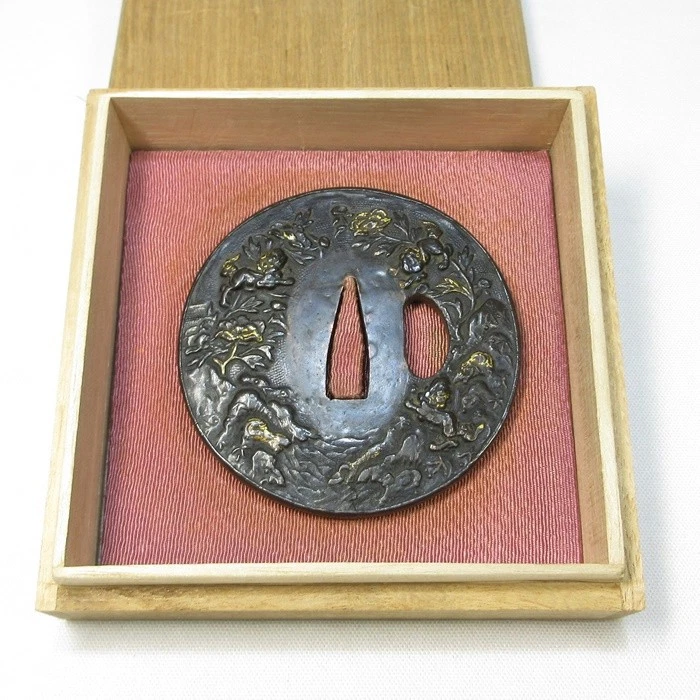 铜1800年以前古董日本刀镡| eBay
