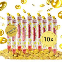 Party Popper 40Cm Gelbe Smileys 10Er Set Smiley Konfetti Party