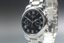 N MINT*Box LONGINES Master Collection L2.669.4 Black Automatic Men's Watch 38mm 19