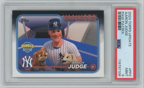 2024 Topps Update PAW PATROL Aaron Judge PSA 9 New York Yankees #PP-2 C49