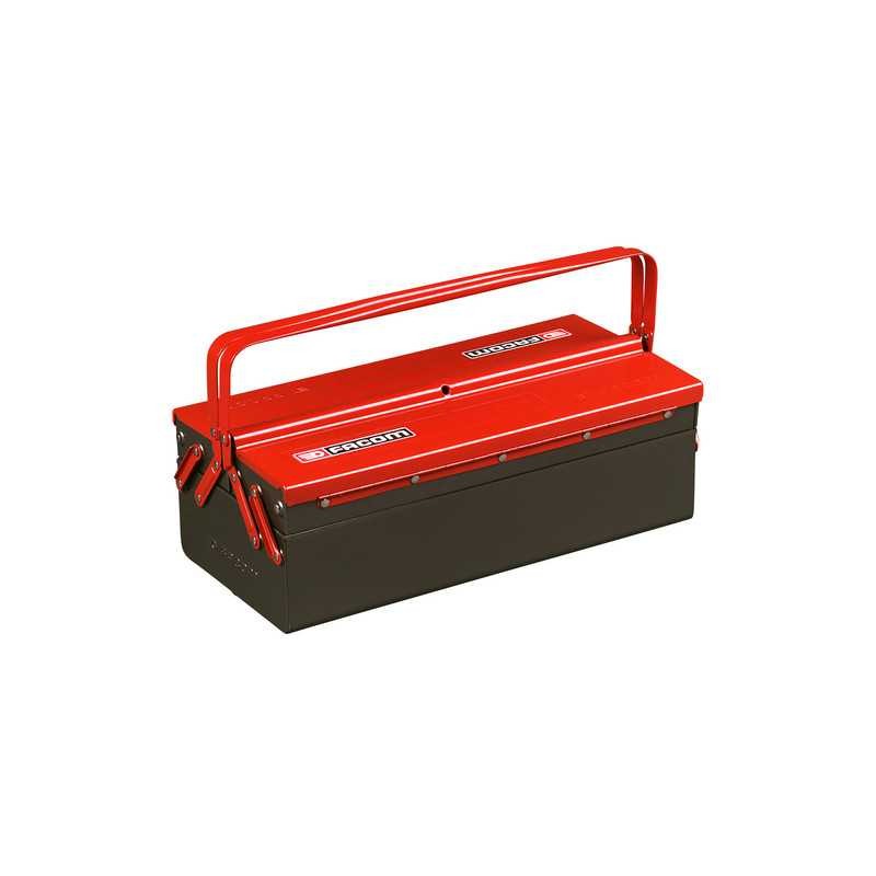 FACOM BT.9 boîte à outils métallique compacte 3 cases en acier rouge