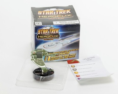 Star Trek Tactics Hero Clix I.K.S. Ch'tang w/ Card and box-ST10