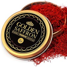 Golden Saffron, Finest Pure Premium All 2.0 Grams Standard, Red Threads