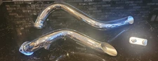 Drag-Style Ground Pounders Exhaust Pipes Harley Davidson HD Sportster Evo