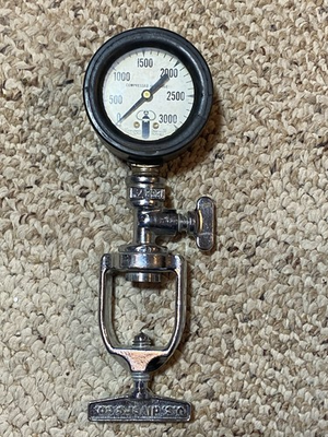 #ad Vintage Aqua Lung 12527 3000 PSI Pressure Gauge Valve U.S. Divers Co. UNTESTED $34.99