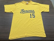 Savannah Bananas Yellow Baseball Jersey/Shirt - Soffe - Large