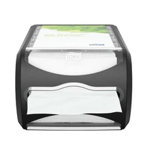 Tork Xpressnap 6432000 Signature Tabletop Napkin Dispenser, Black NOS