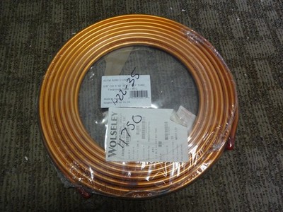 Astm B280 C12200 3/8'' Od x 50' Soft Ref Copper Refrigeration Tubing