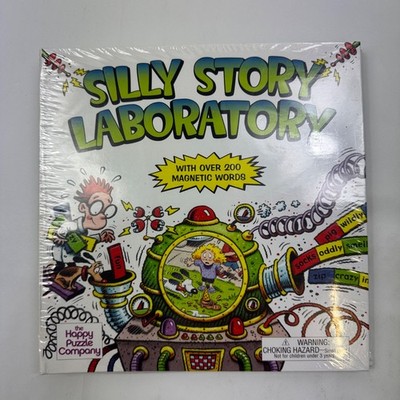 The Happy Puzzle Company Silly Story Laboratory Magnetic Word Set 208 Tiles