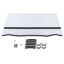 KT16FULL T316 For KAWASAKI TERYX 2 & 4 seater 2016+UTV Windshields 3/16"