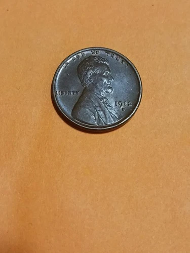 1912-S San Francisco Mint Copper Lincoln Wheat Cent..BU. Brown