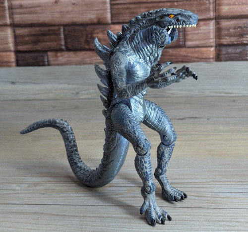Combat Claw Godzilla 6" Figure 1998 Toho Trendmasters Missing Jaw For Parts