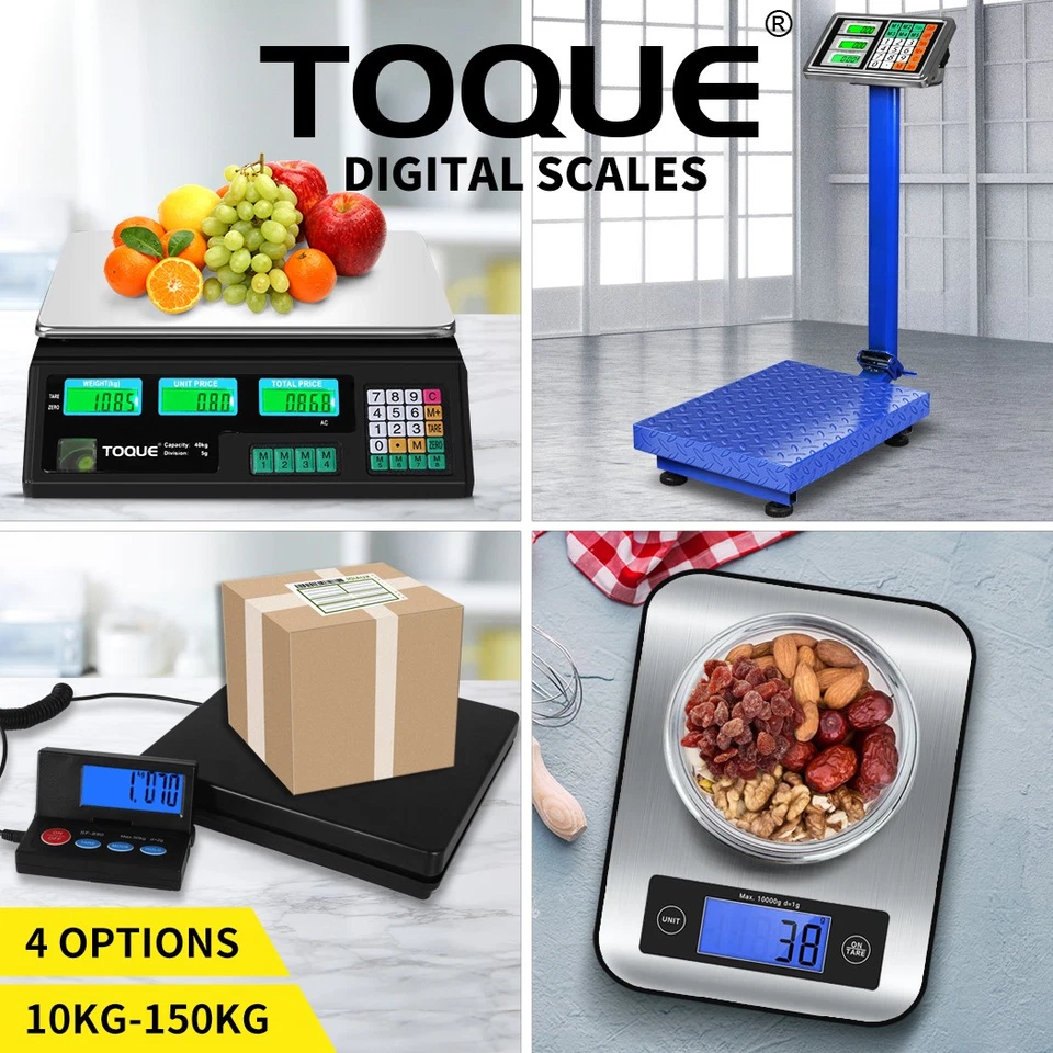 Digital Kitchen Scale Fruit Food Platform Postal Weight Scale Accurate 1g-150kg