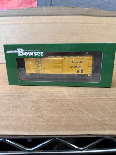 Bowser #42847 Delaware & Hudson 40' coche de caja de una sola puerta #19685 nuevo en caja | Zustand: New