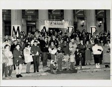 1987 Press Photo People at candlelight vigil in Springfield, sponsored by MADD.
