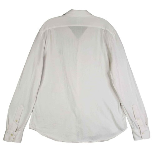 Polo Ralph Lauren Oxford Shirt Mens Size Large Solid White LS Button Down - Picture 3 of 11