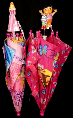 Umbrella Set Of 2 Child's Accessories Dora The Explorer & Disney Princess