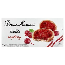 Tartlets, Raspberry, 9 Tartlets, 0.53 oz (15 g) Each