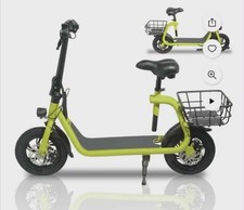 450W Adults Electric Scooter with Seat Sports Electric Moped Commuter E-Scooter