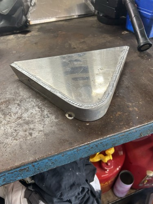 #ad aluminum boat front cap universal $80.00