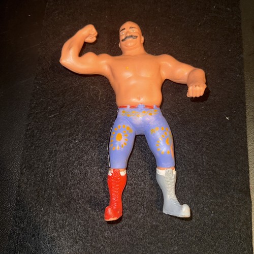 Vintage Iron Sheik Iran 1984 LJN WWF Wrestling Sup...
