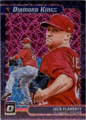2021 Donruss Optic Pink Velocity #22 Jack Flaherty DK /249 - BB
