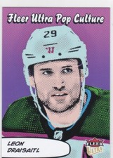 2021/22 FLEER ULTRA..LEON DRAISAITL..POP CULTURE..CARD # PC-18..OILERS