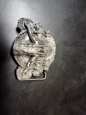 1981 Siskiyou Buckle Co Belt Buckle Native American Indian Chief BD1