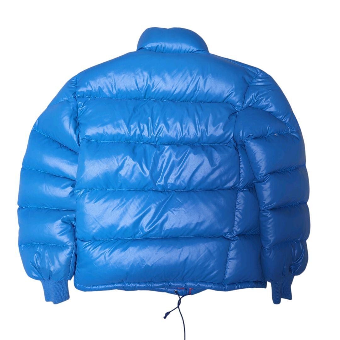 Moncler ASICS Vintage Down Jacket Men's Size S Blue From