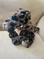 Fao Schwarz Spotted Alligator Crocodile Plush 11"