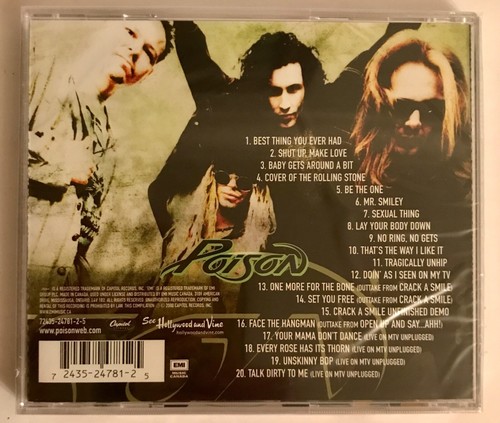 Poison Crack A Smile.....And More! CD 1996 Pop Rock Hair Band NEW!!!!!!! - Picture 2 of 2