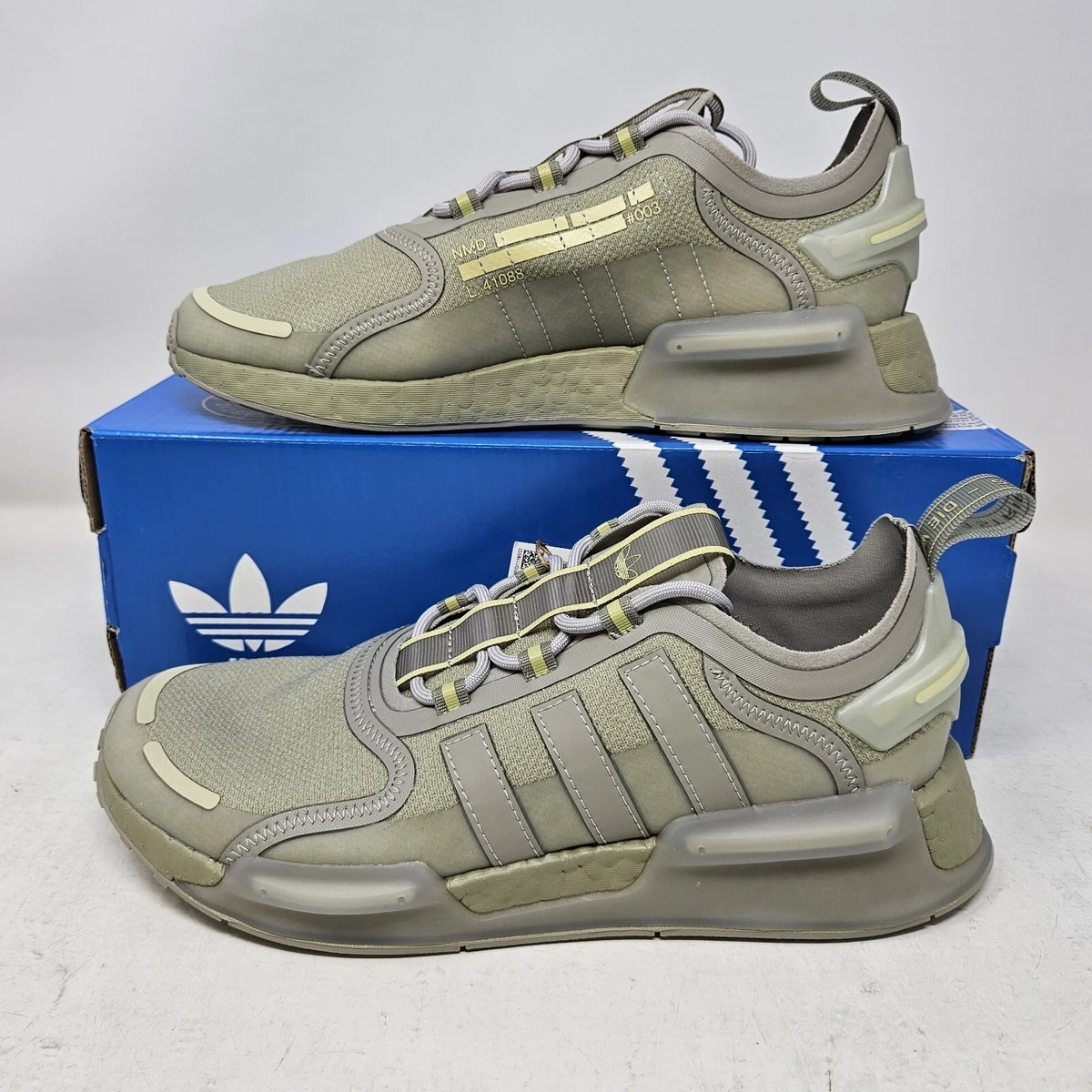 adidas gazelle silver green womens Shop Grey Mens NMD R1 Lace Up Sneakers  Shoebacca