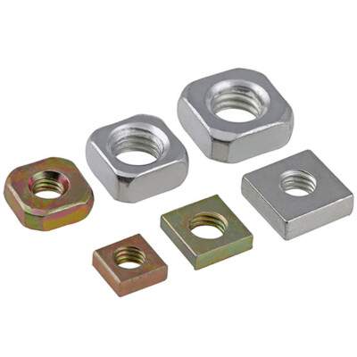 M3x5.5x2mm Zinc Plated Square Machine Screw Nuts Brass Tone 50Pcs M3x5.5x2mm Zinc Plated Square Machine Screw Nuts Brass Tone 50Pcs