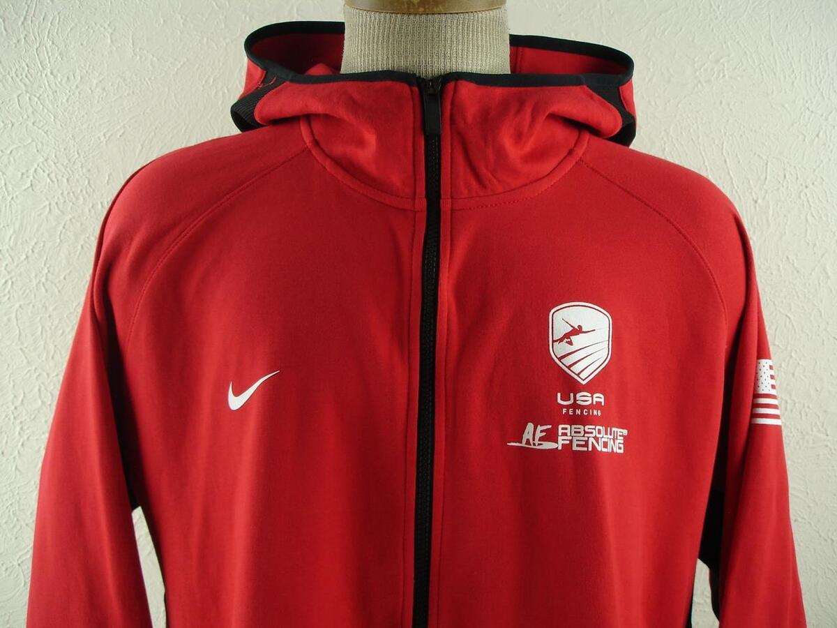 Men's XXL Nike Showtime Hoodie Jacket Red AF Absolute Men's XXL Nike Showtime Hoodie Jacket Red AF Absolute