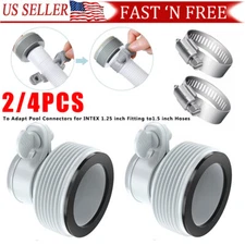 2/4 PCS For Replacement Intex Hose Adapter Pool Filter Pump Conversion Fitting