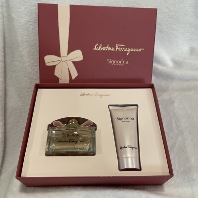 Salvatore Ferragamo Signorina Gift Set EDP 100 ml 3.4 fl oz  Body Lotion 100 mL