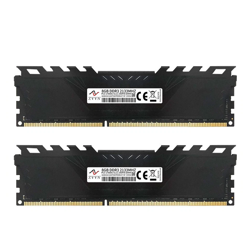 32GB 4x 8GB DDR3 2133MHz OC PC3-17000 240Pin DIMM Desktop Memory RAM ZVVN Black - Image 3 of 4