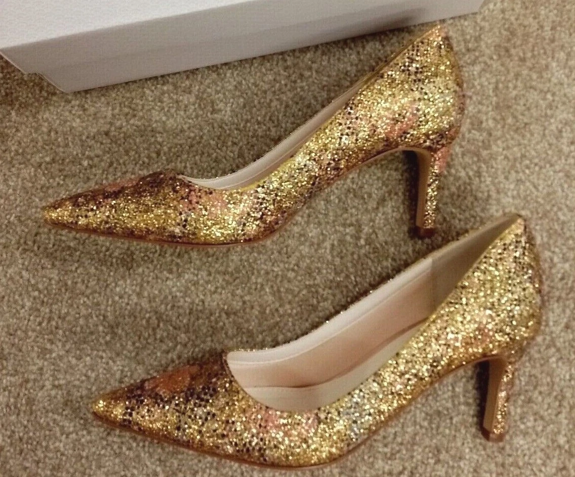 Rainbow gold deals shoes
