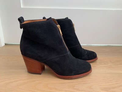 Marc by Marc Jacobs Suede Boots - Zip Up Front