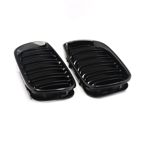 2x Anteriore Rene Griglia Nero Lucido Per BMW 3 Serie E46 4dr Touring 2002-2005 - Imagen 7 de 13