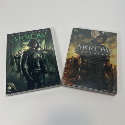 Arrow: The Complete Second & Fourth Seasons DVDs With Slipcovers New Sealed