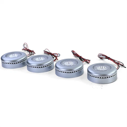 4x Luci Interne Hella Celis Argento, per Barca Caravan Camper 9 - 32 Volt - Foto 3 di 4