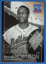 2019 Topps 150 Years of Baseball Greatest Seasons GS7 Frank Robinson BLACK #/299