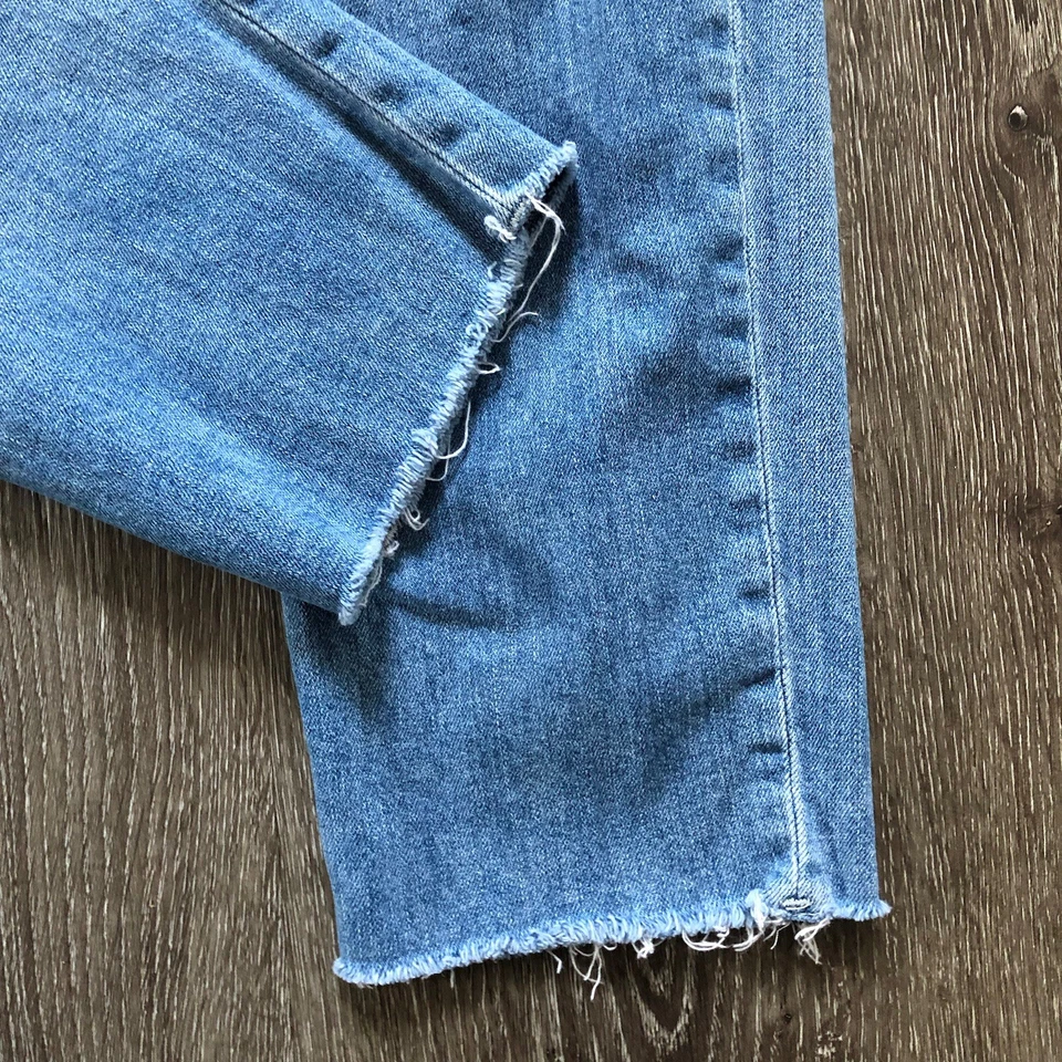 Rag & Bone Jeans Women’s 28 Dre Low-Rise Ankle Slim Boyfriend Distress Raw Hem - Image 4 of 4